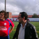 Presidente do Águias e Quim Garcia