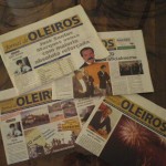 Várias 1ªs páginas do Jornal de Oleiros