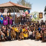Foto de Família no coreto da vila